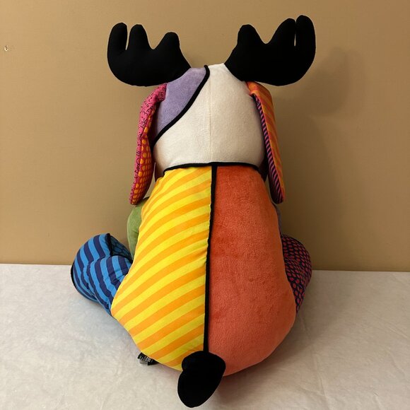 Britto 26" Jumbo Sized Reindog Musical & Light Up Plush / Works - Picture 4 of 13